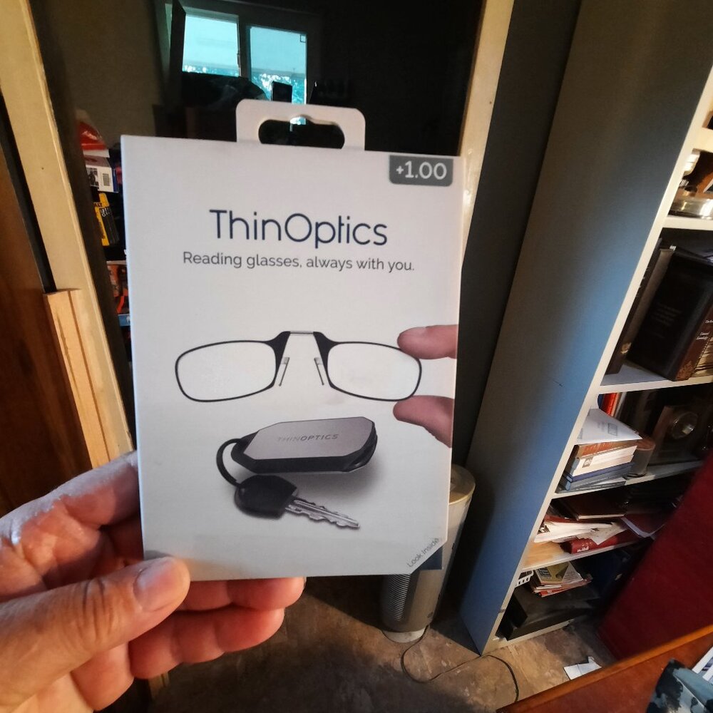 ThinOptics frameless reading glasses